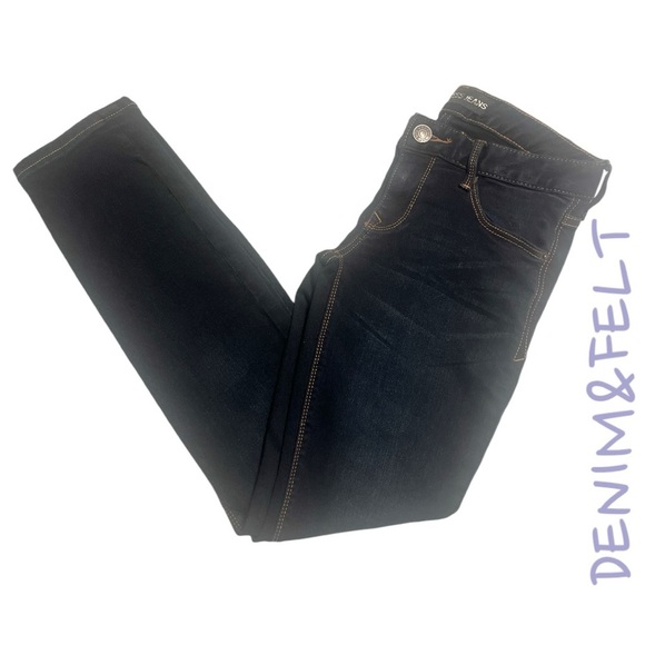 Express Women’s Mid Rise Dark Wash Skinny Denim Jeans | NEW/NWOT!!👖🩷👖🩷 - Picture 8 of 13